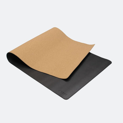 Eco Mat | Umweltfreundliche Schreibtischmatte (L) - Schwarz
