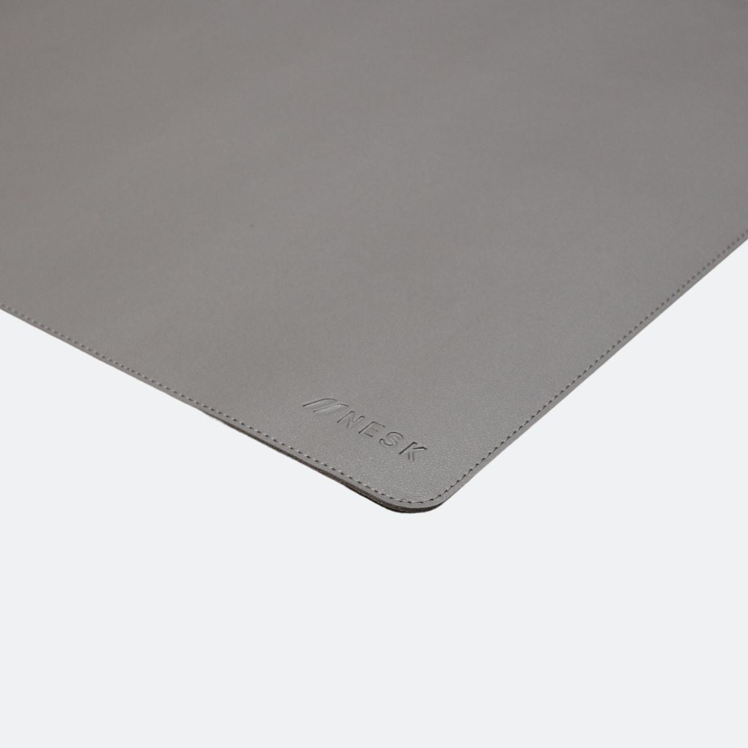 Eco Mat | Umweltfreundliche Schreibtischmatte (L) - Grau