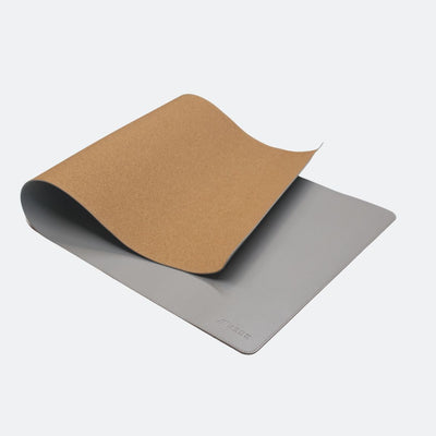 Eco Mat | Umweltfreundliche Schreibtischmatte (L) - Grau